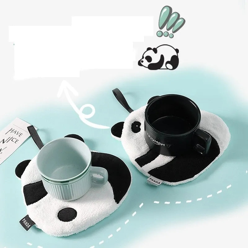 Cute Panda Hand Towels