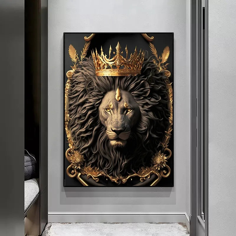 Luxury Lion Wall Decor