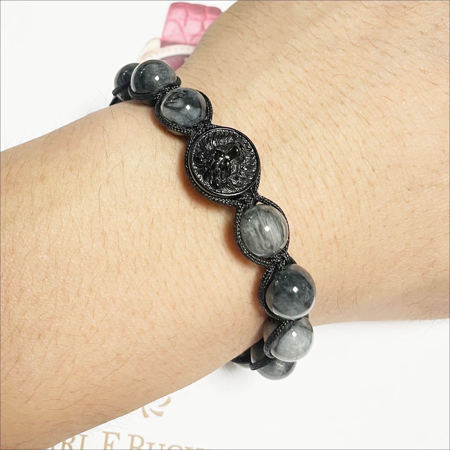 Fashion Black Lion Beaded Bracelets