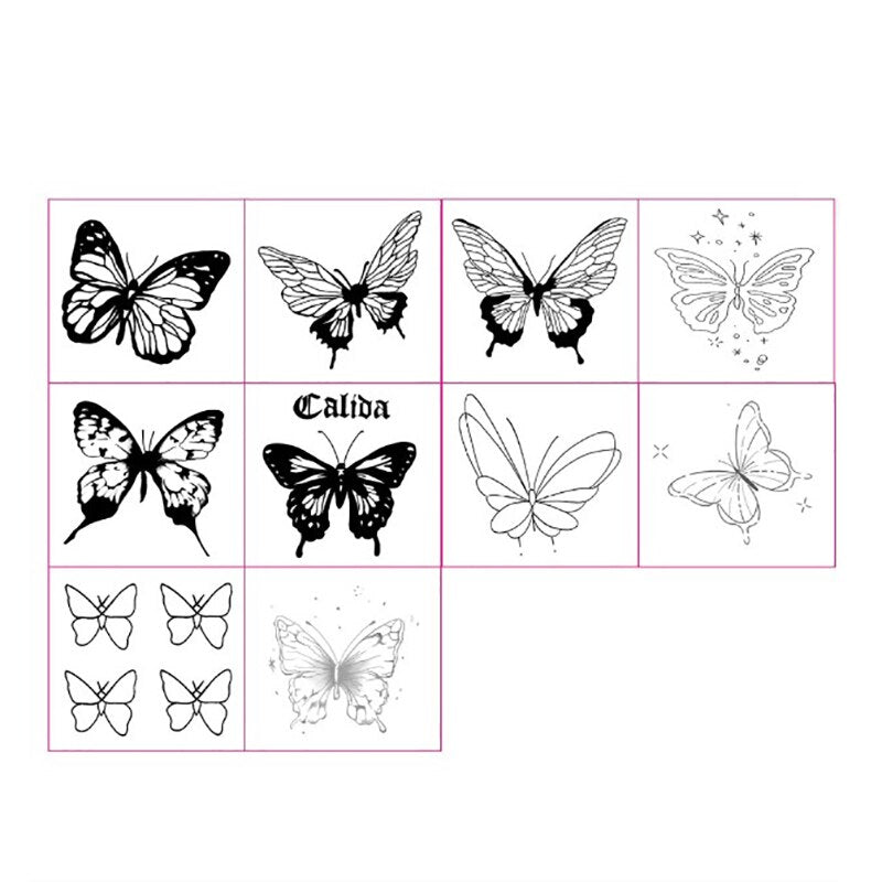 Luxury Butterfly Temporary Tattoo