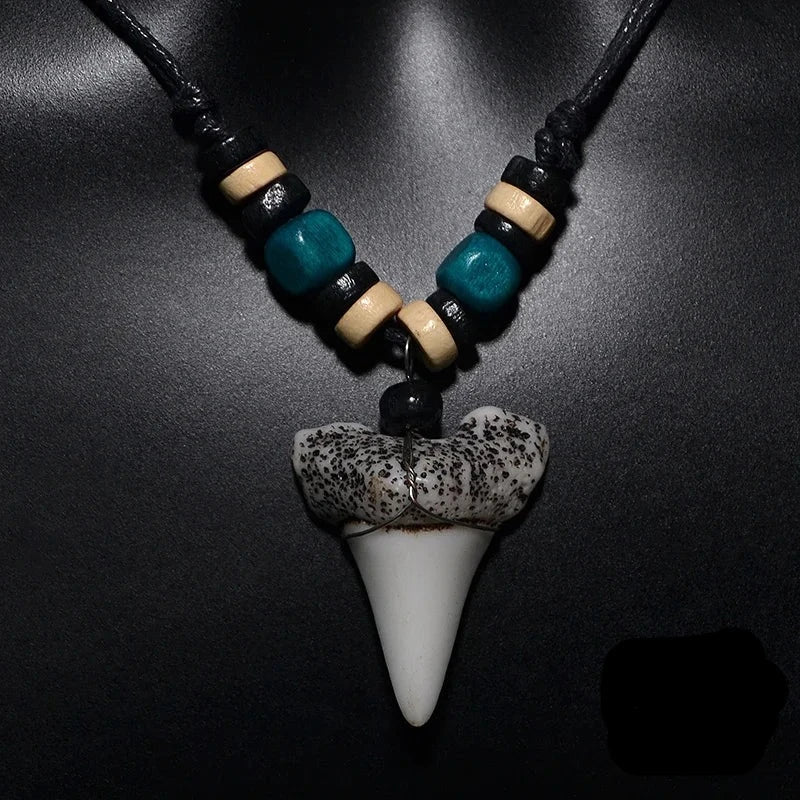 Unique Handmade shark teeth Necklace