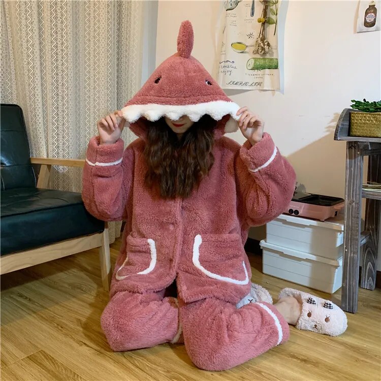 Cute Shark Pajamas Sets