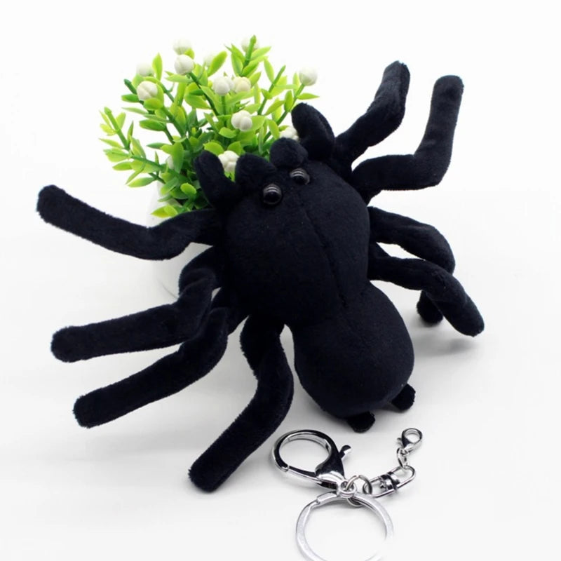 Unique Spider Plush Keychain