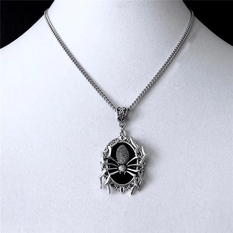 Gothic Spider Necklace
