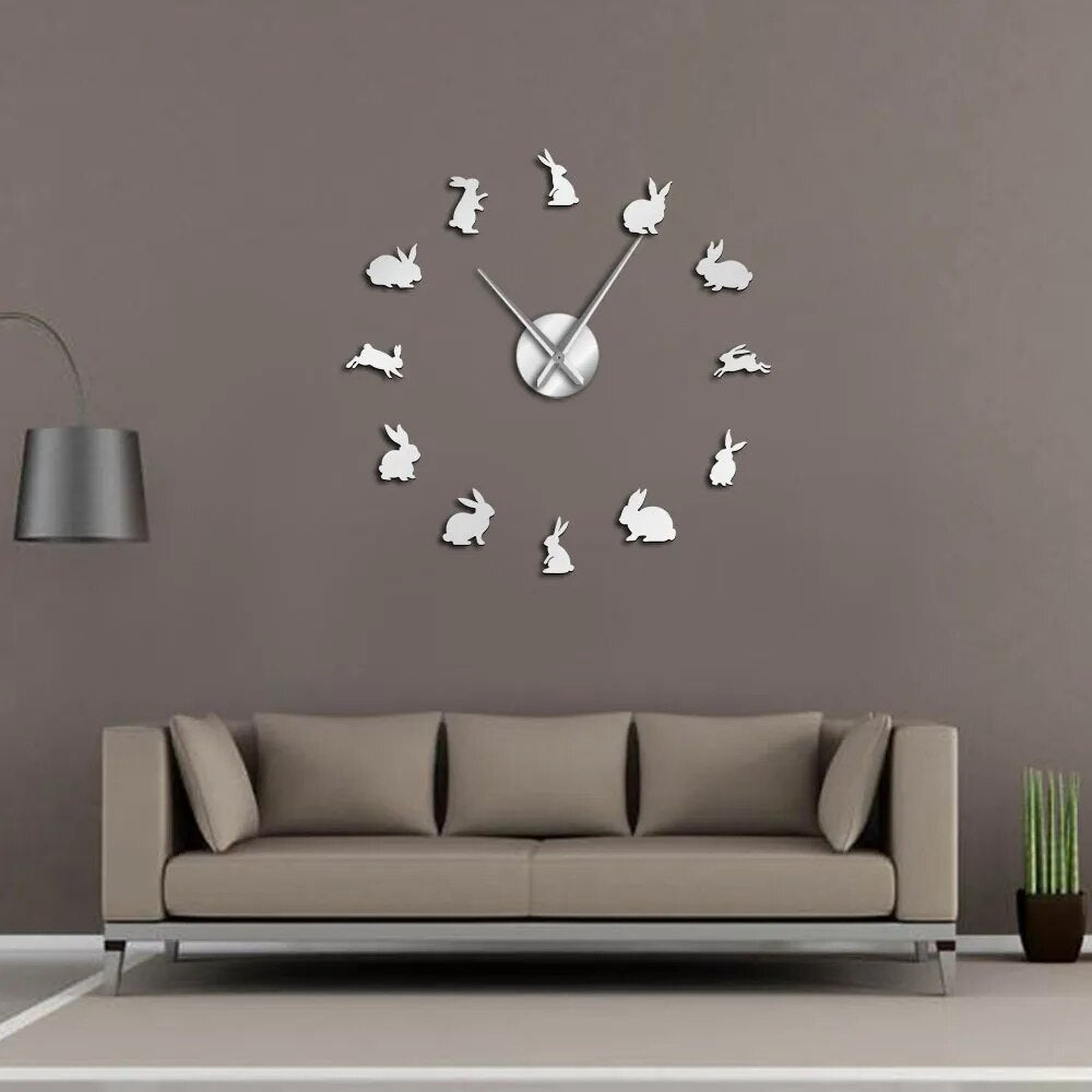 Adorable Bunny Wall Watch