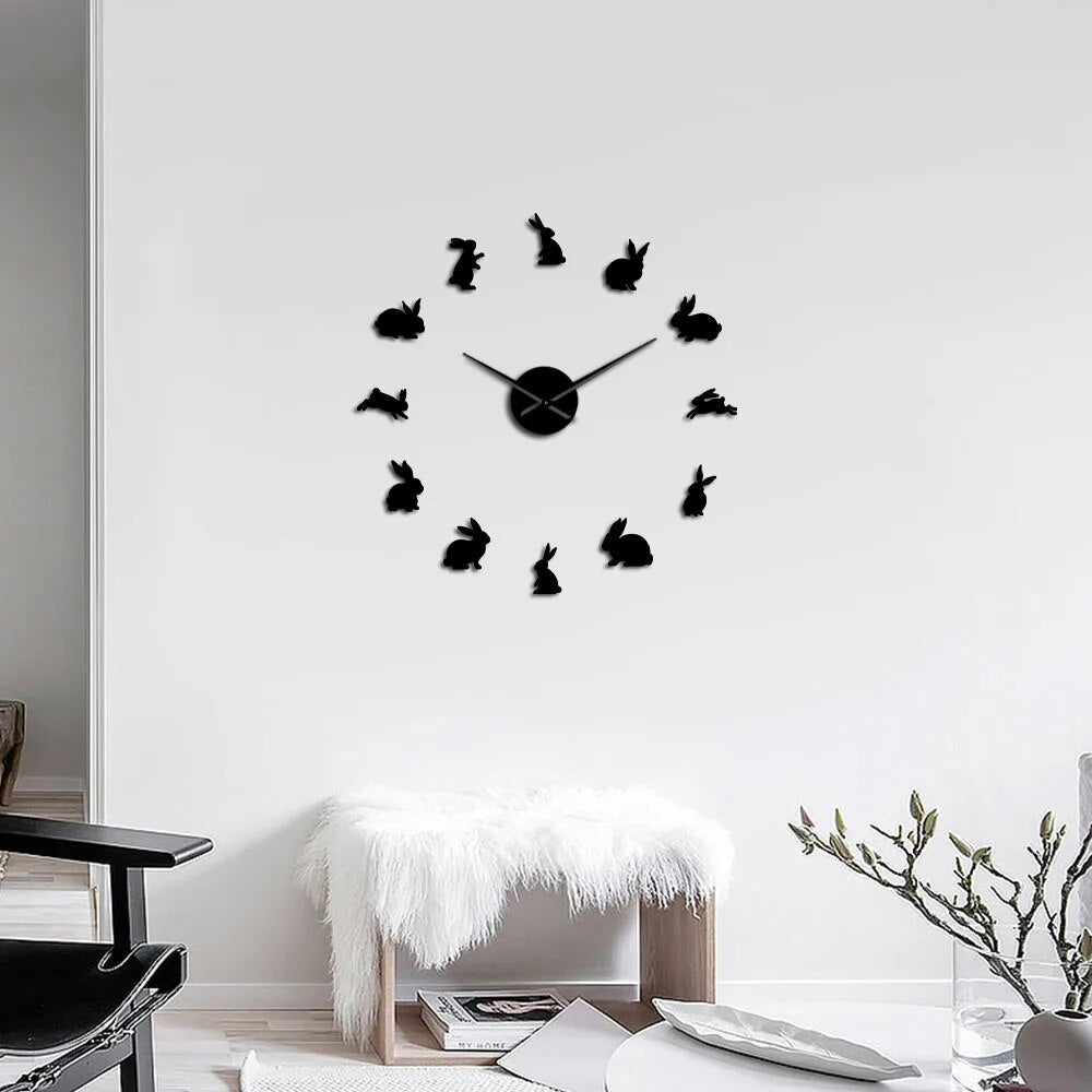 Adorable Bunny Wall Watch