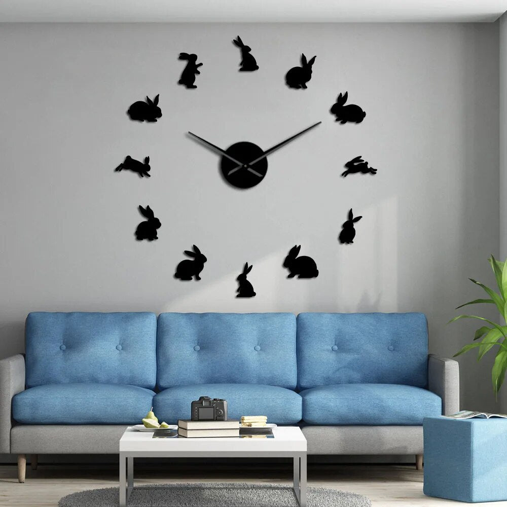 Adorable Bunny Wall Watch