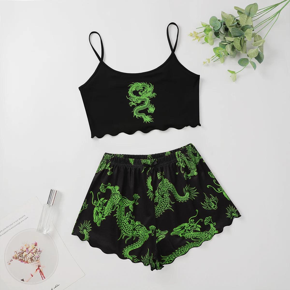 New Dragon Shorts Set