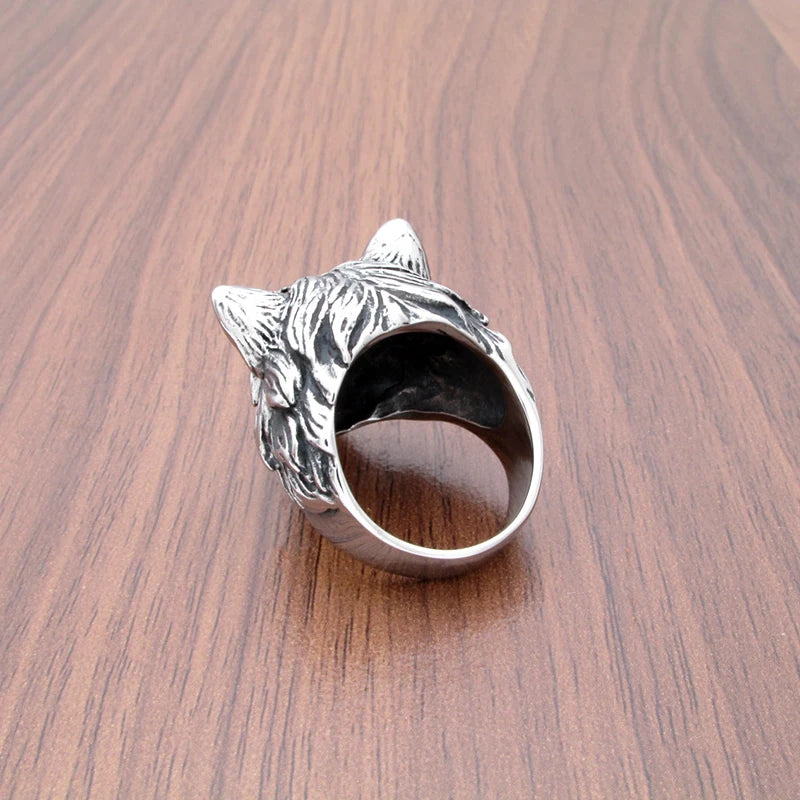Amazing Wild Wolf Ring