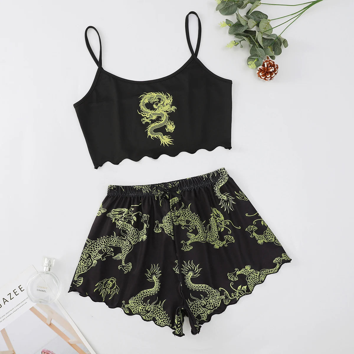 New Dragon Shorts Set