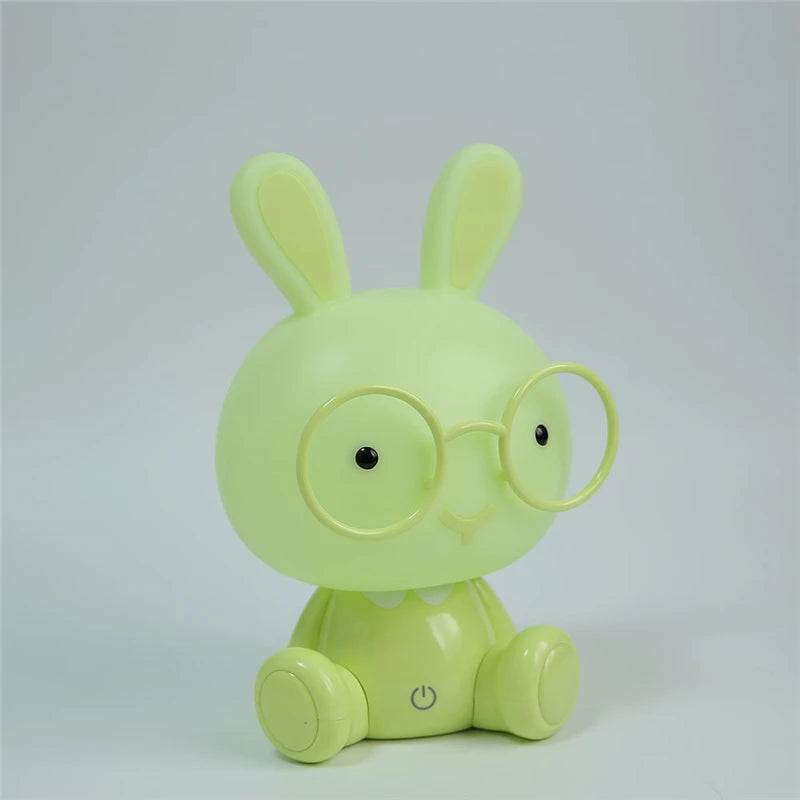 Cute Bunny with Glasses Night Lamp