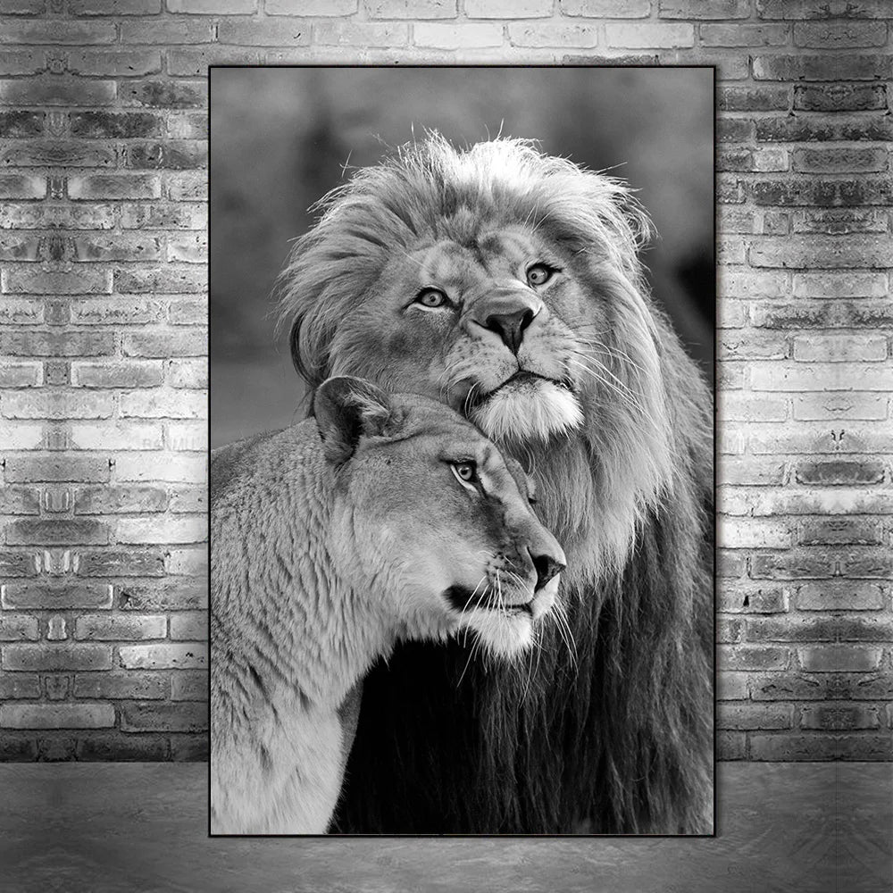 Wild Lions Lover Canvas