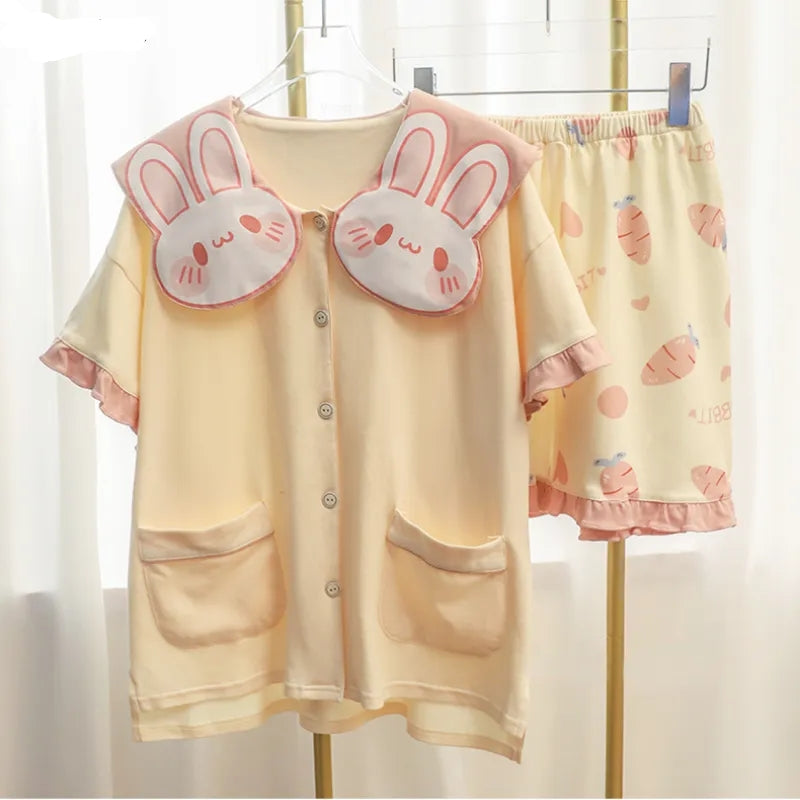 Cute Bunny Pajamas Sets