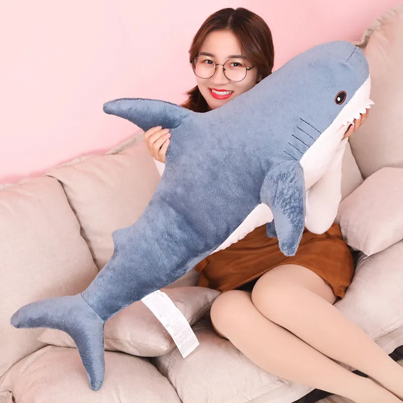 Adorable Blue Shark Plush