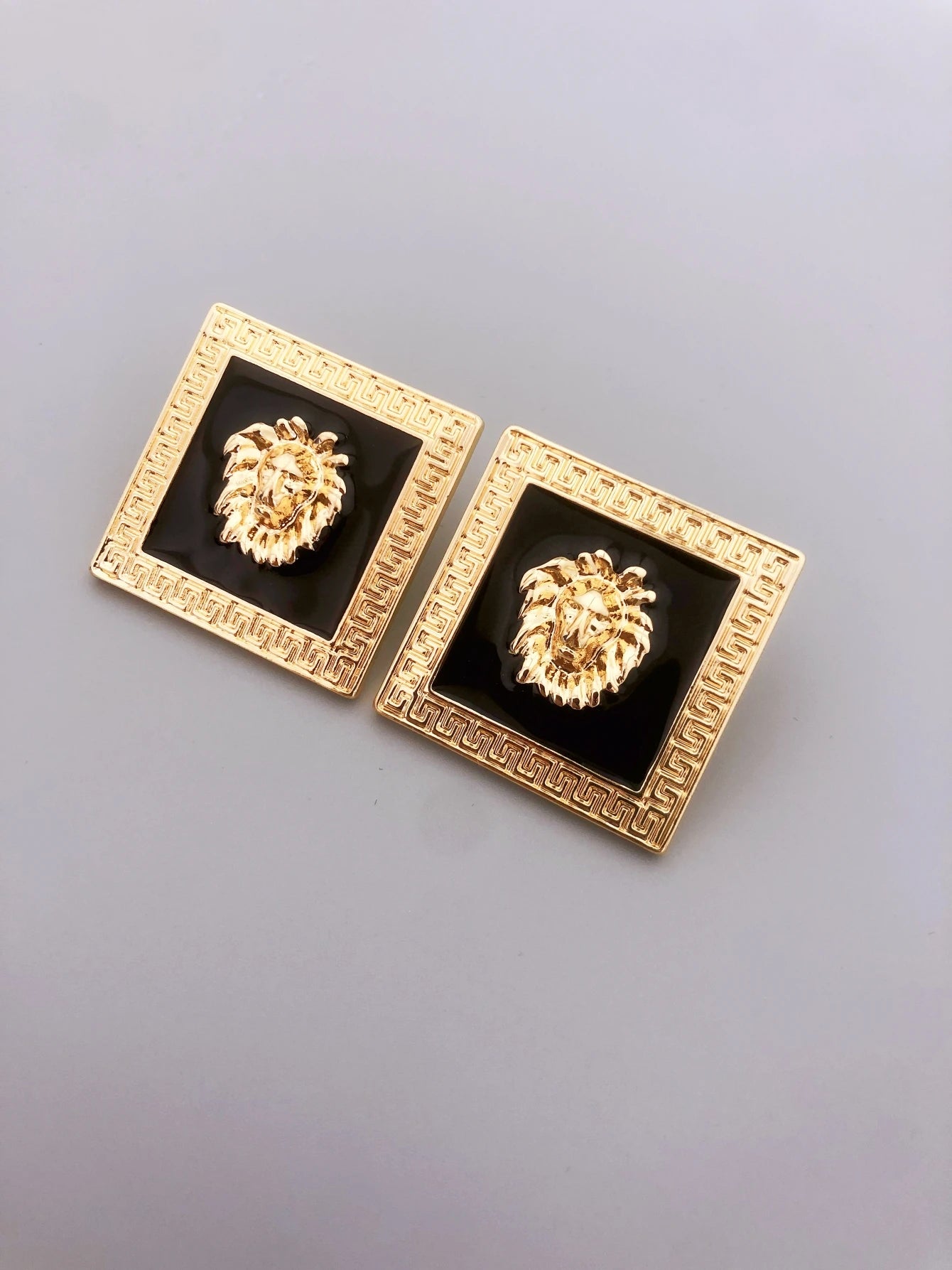 Luxury Lion Head Earrings