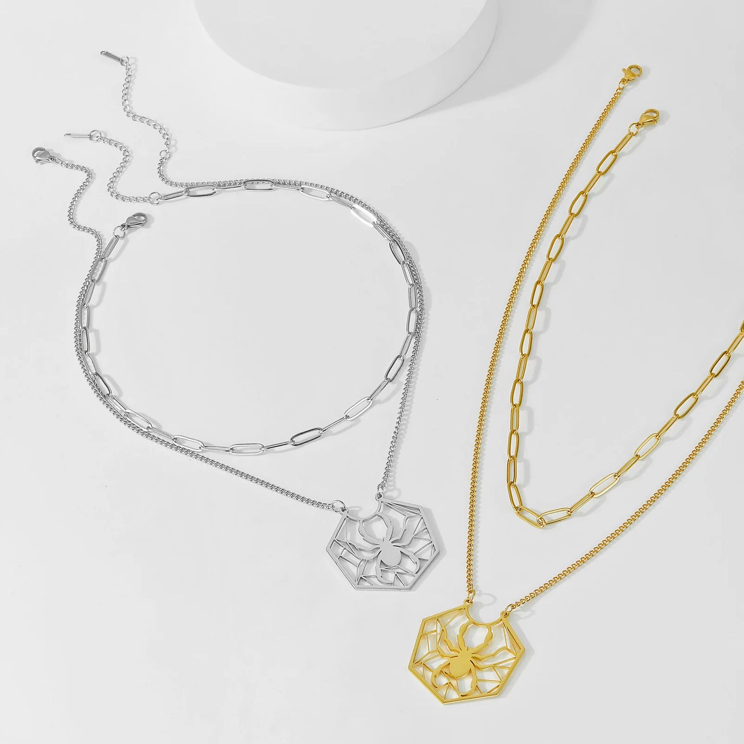 Amazing Spider Web Necklace