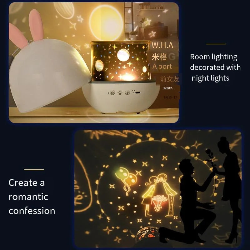 Adorable Bunny and Deer LED Lamps