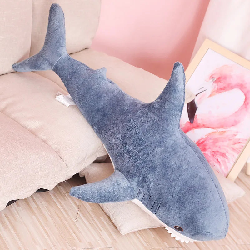 Adorable Blue Shark Plush