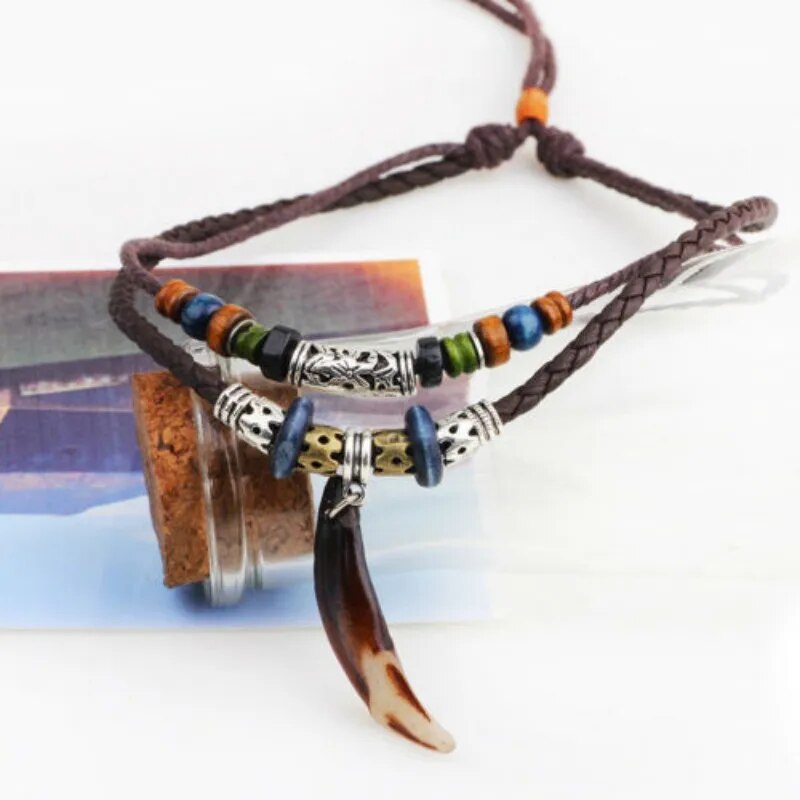Unique Wolf Tooth Necklace