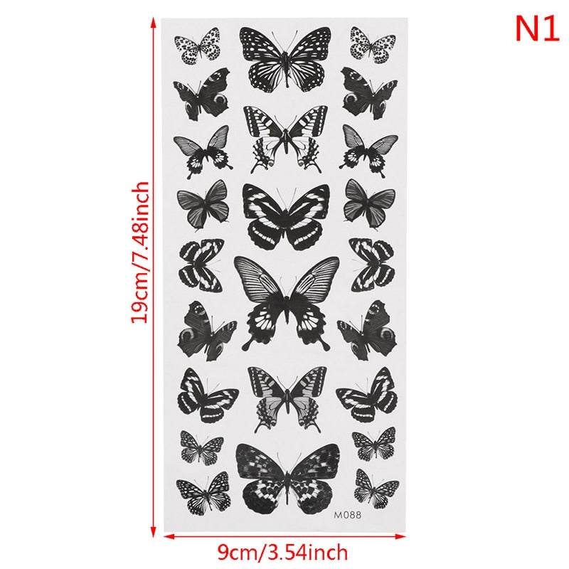 Luxury Butterfly Temporary Tattoo