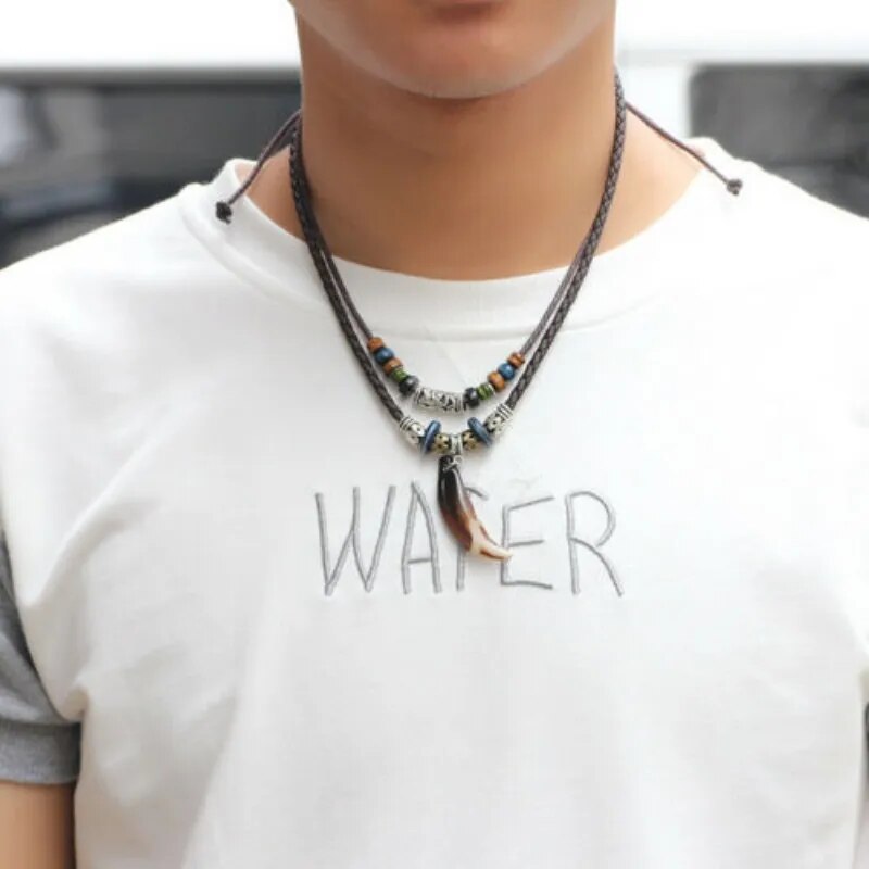 Unique Wolf Tooth Necklace