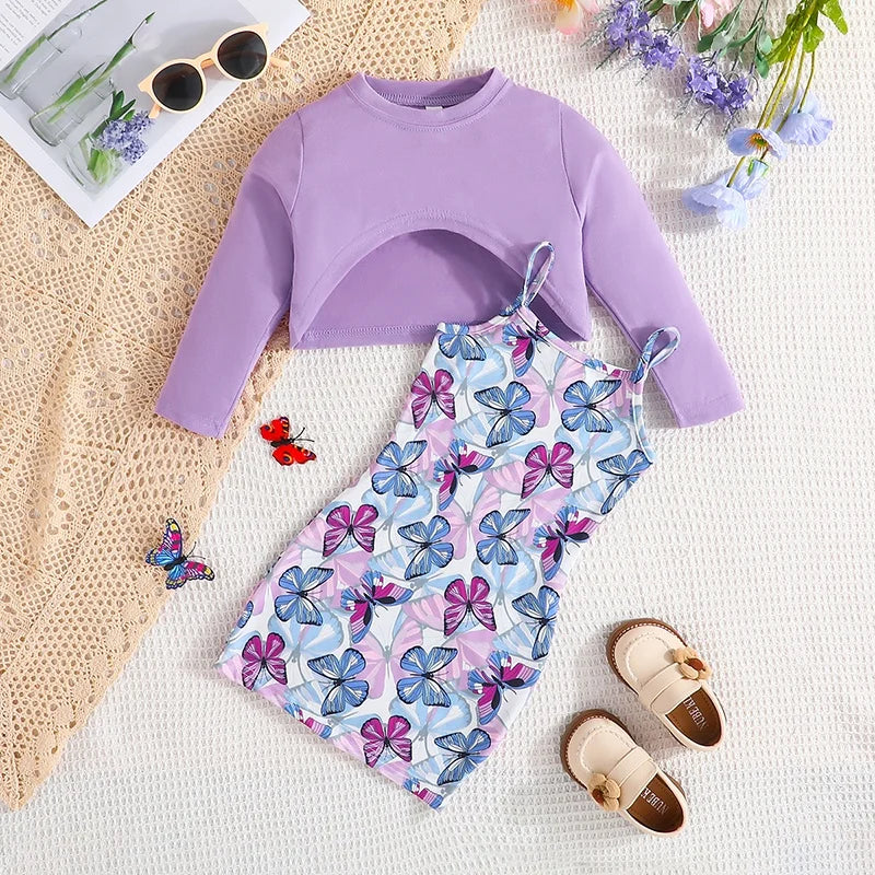 Luxury Butterfly Clothing Set