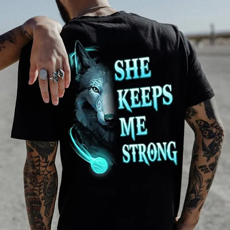 Amazing Wolf couple T-Shirt
