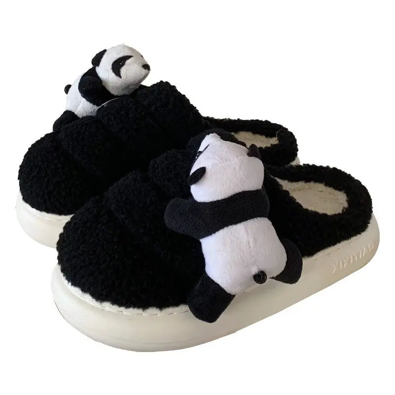 Cute panda slippers