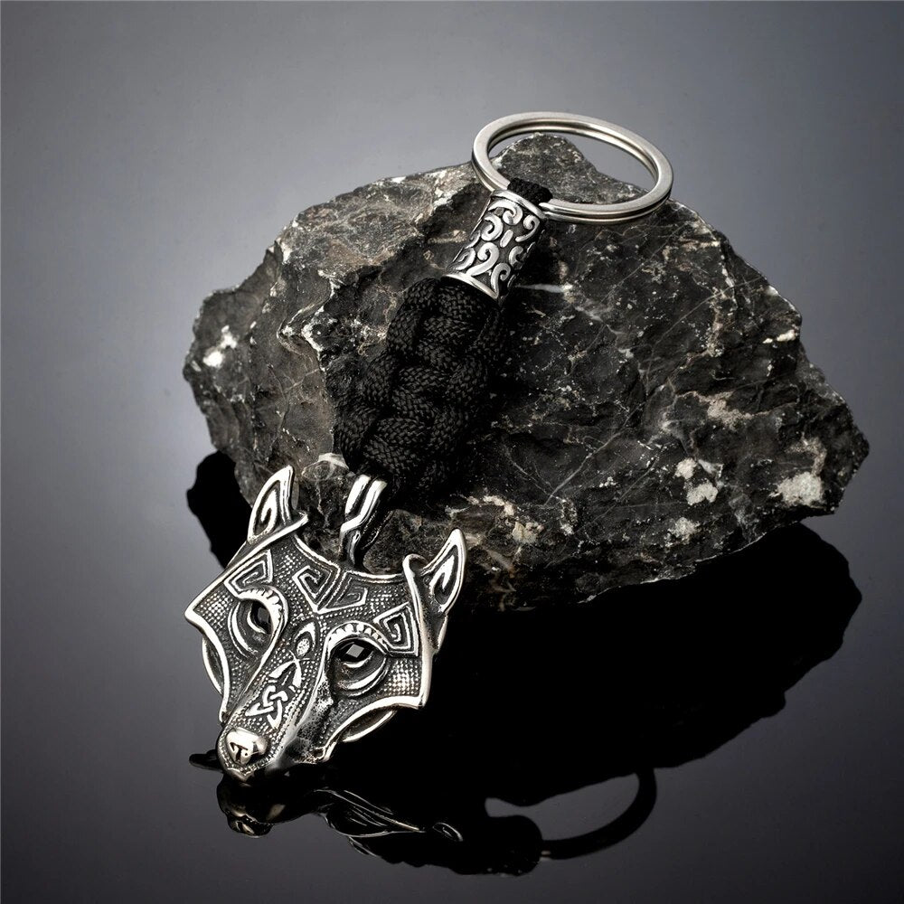 Unique Wolf Keychain