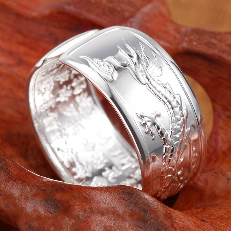 New S925 Silver Dragon Ring