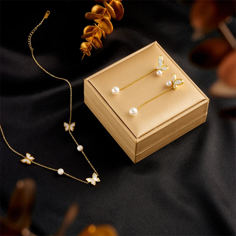 Luxury Butterfly Jewelry Set