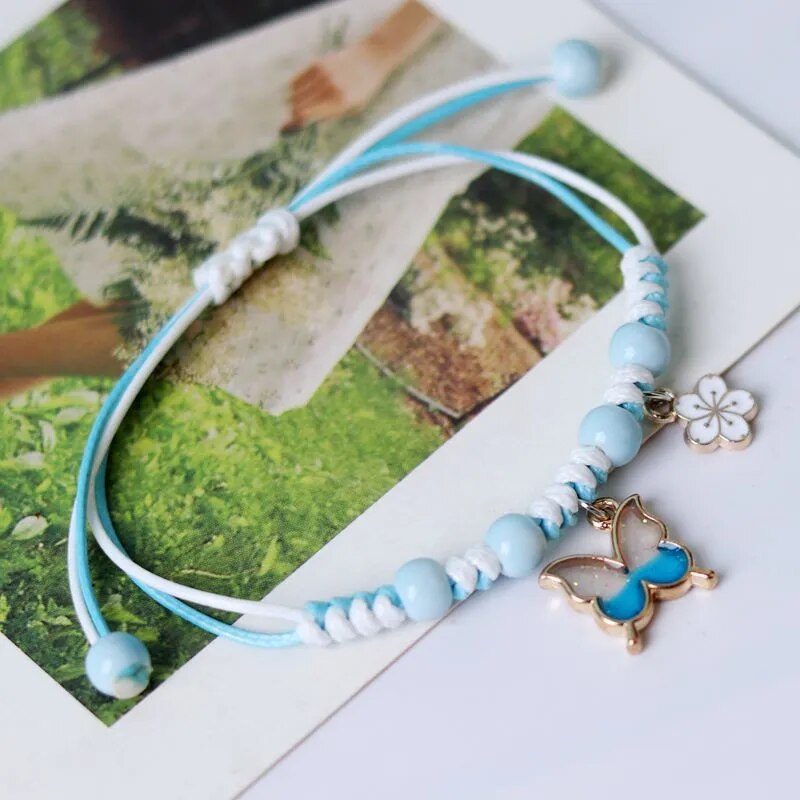 Luxury Butterfly Flower Bracelet