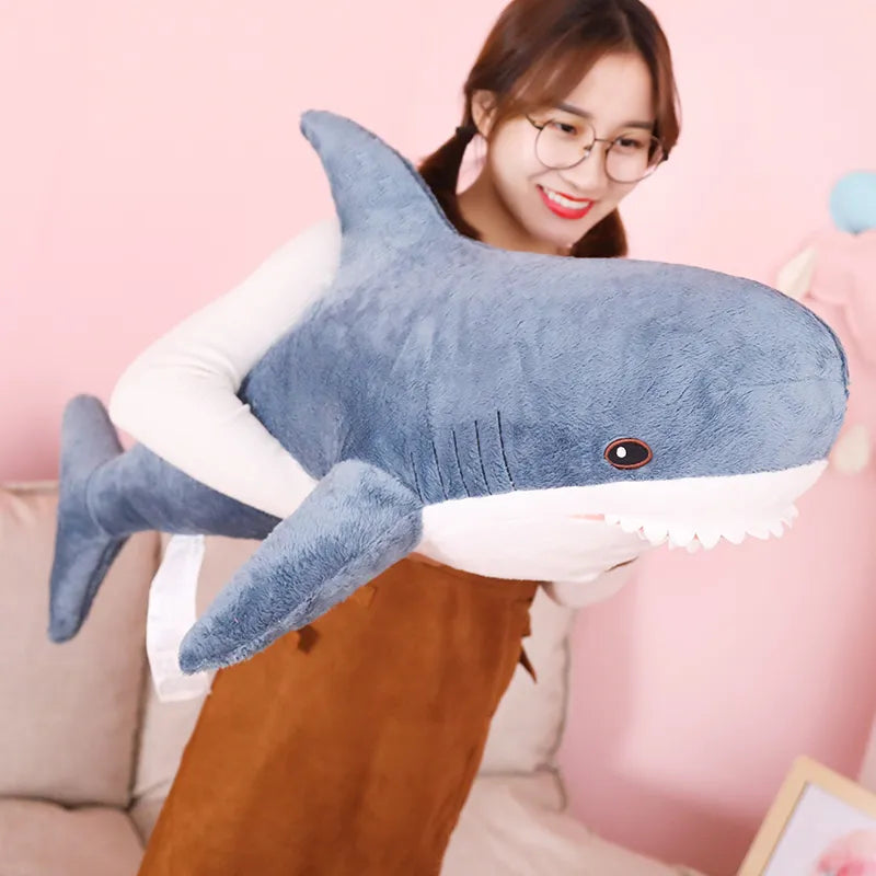 Adorable Blue Shark Plush