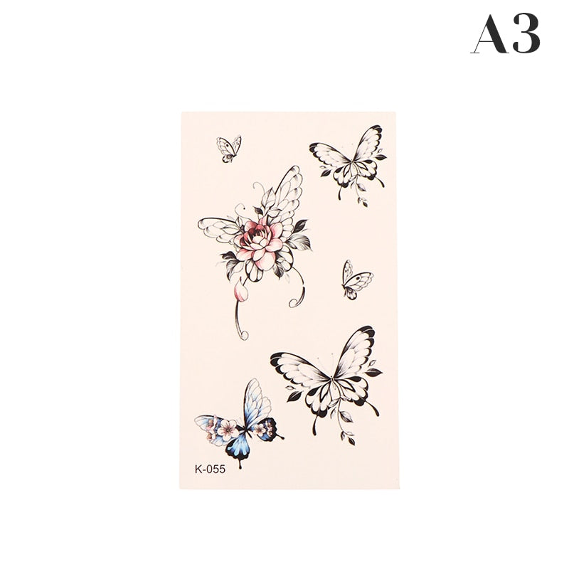 Luxury Butterfly Temporary Tattoo