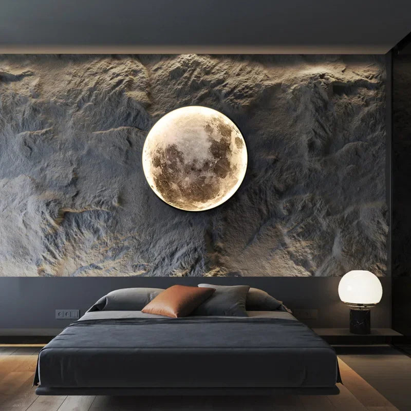 Modern Wall Moon Lamp