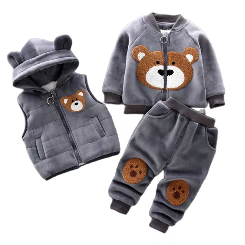 Winter Bear Baby Clothes Sets