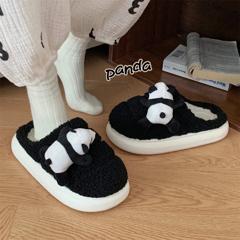 Cute panda slippers