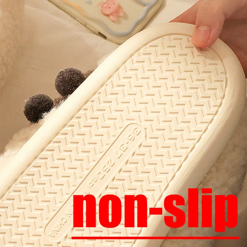 Adorable Bunny Fluffy Slippers