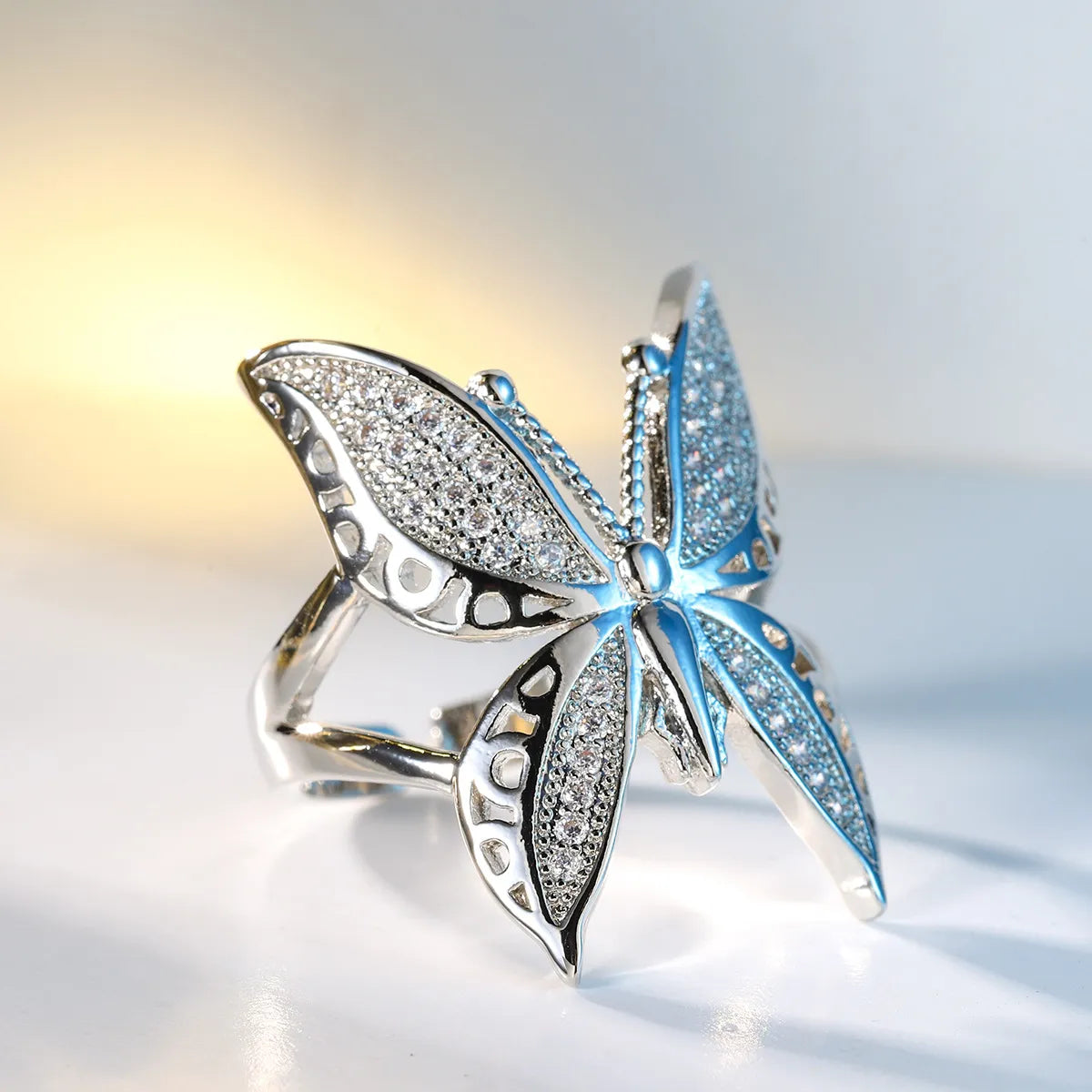 Luxury Butterfly Rings