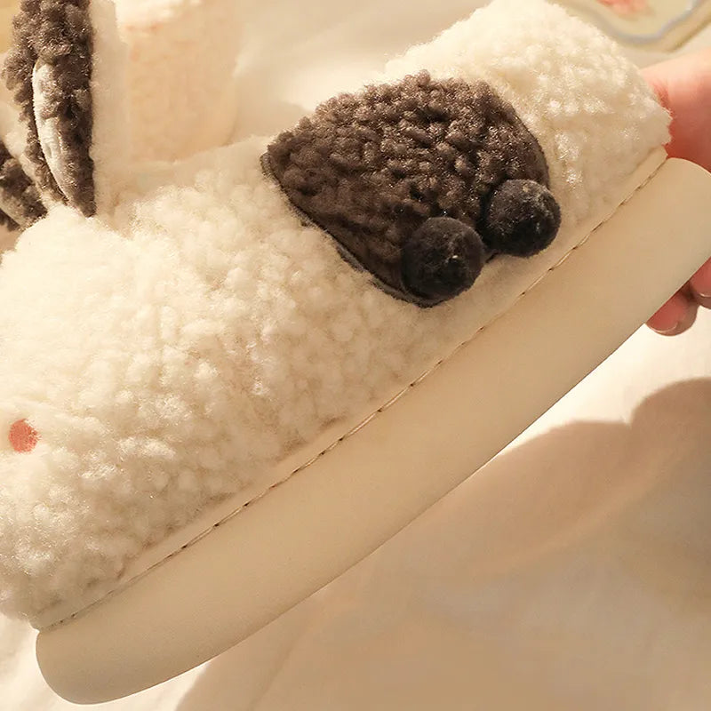Adorable Bunny Fluffy Slippers