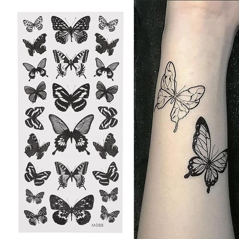 Luxury Butterfly Temporary Tattoo
