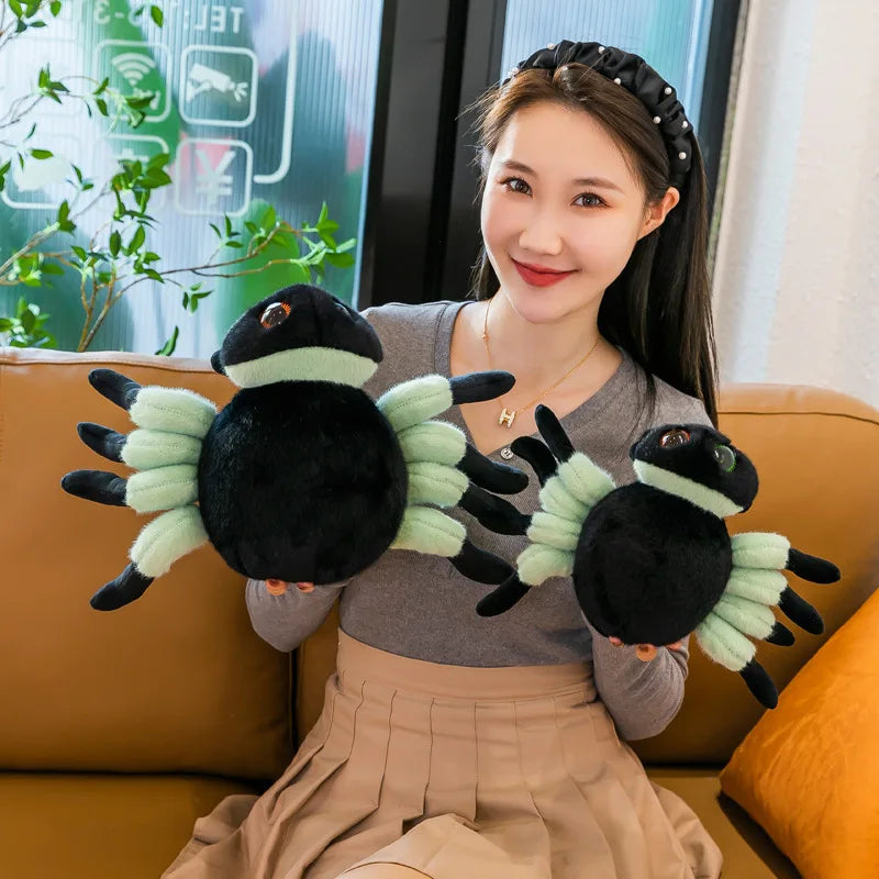 Adorable Black Spider Plush