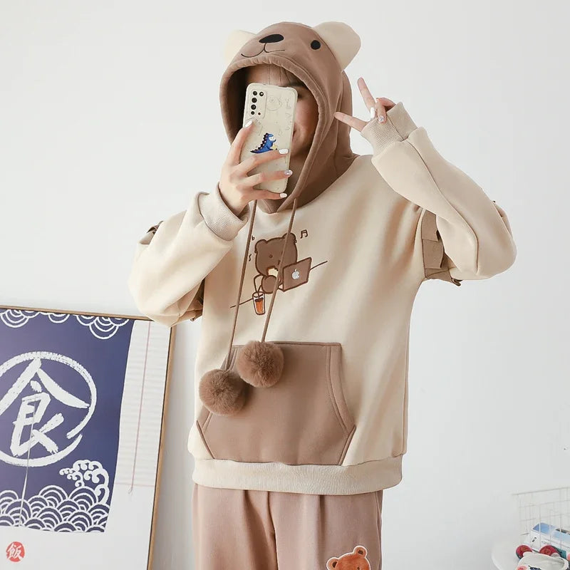 Cute Bear Hoodies