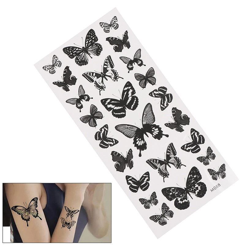 Luxury Butterfly Temporary Tattoo