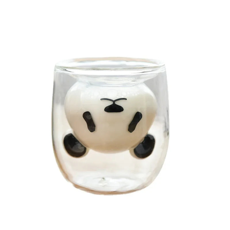 Cute Panda Glass Mug