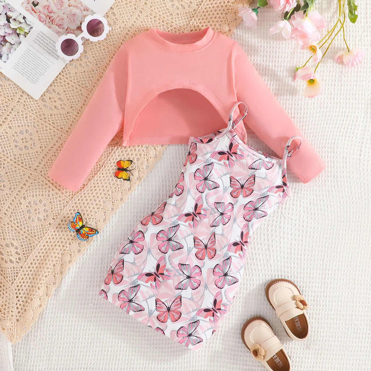 Luxury Butterfly Clothing Set