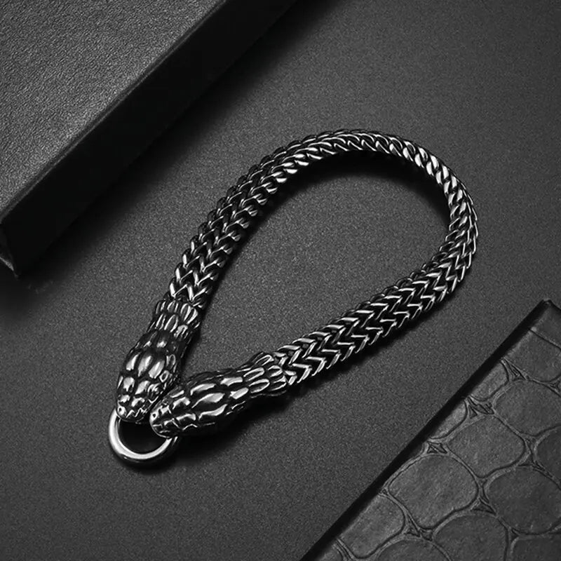 Amazing Double Headed Snake Bracelet
