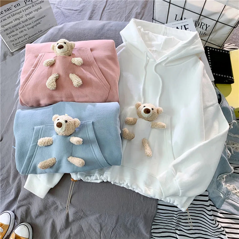 Cute Little Bear Hoodies