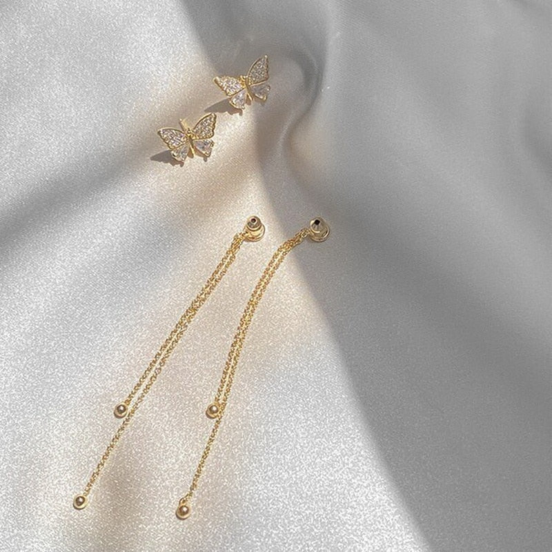 Trendy Butterfly Earrings