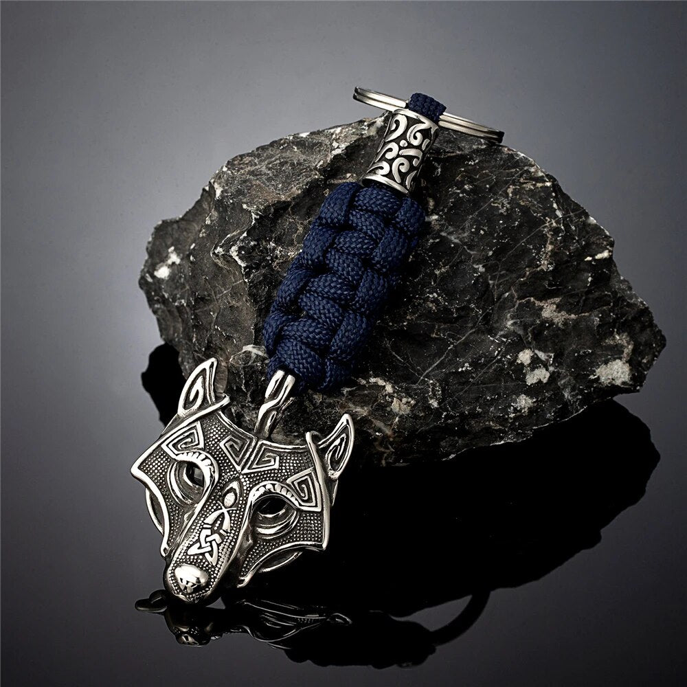 Unique Wolf Keychain